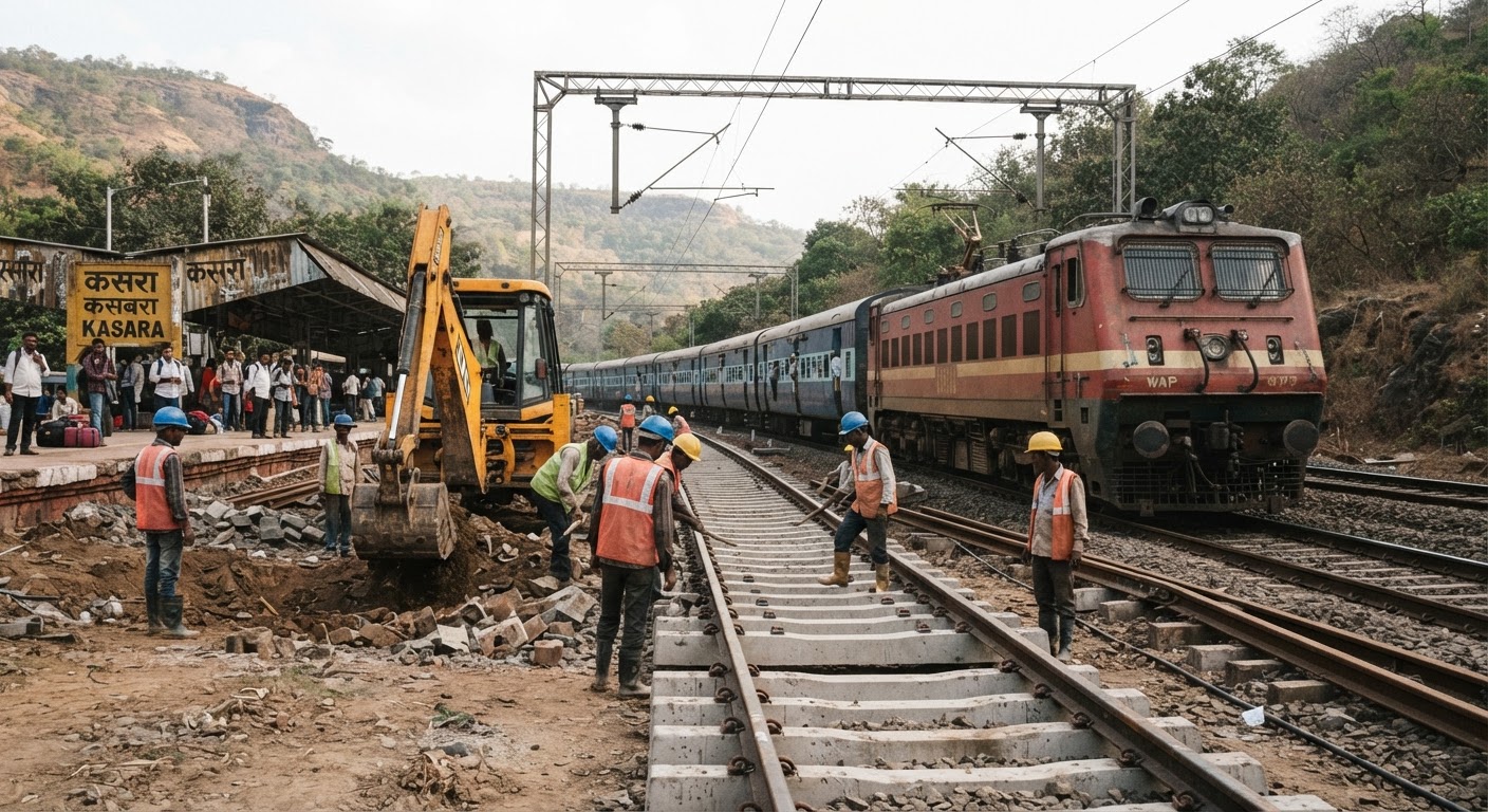 24 Trains Rerouted: Kasara Train Rerouting Plan Starts Oct 14
