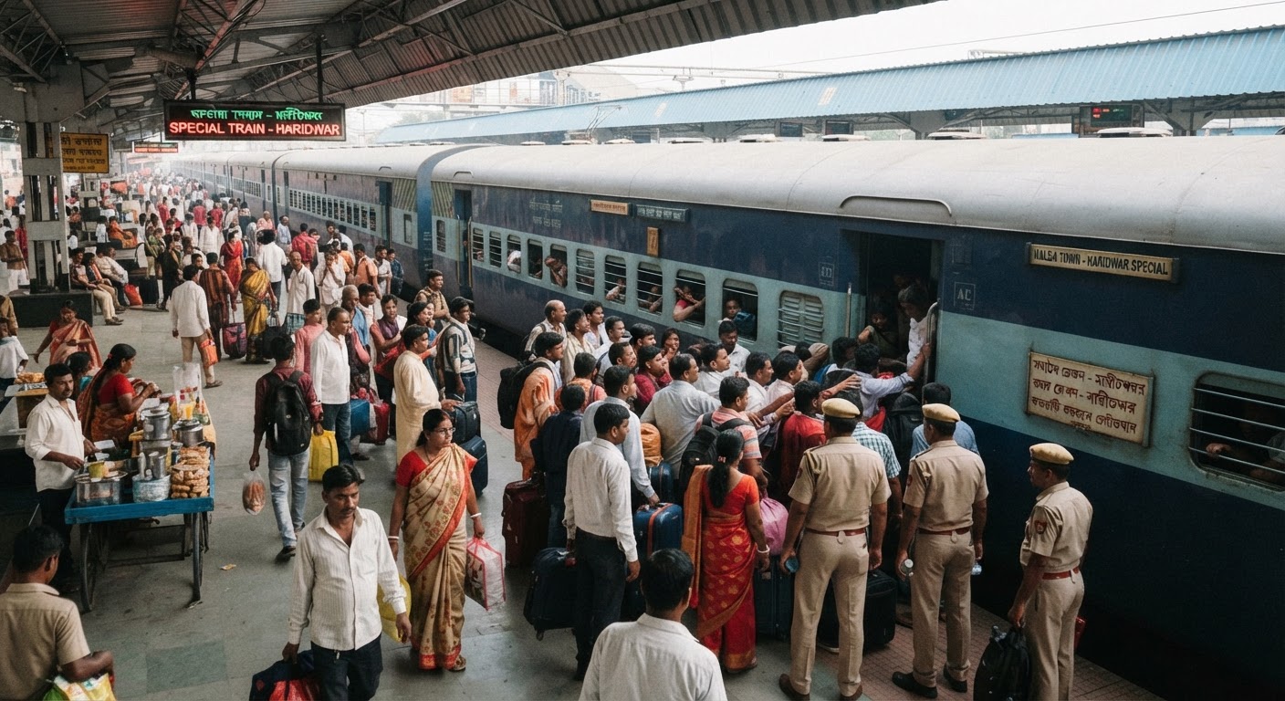 Malda Town to Haridwar: New Special Train for Festive Season
