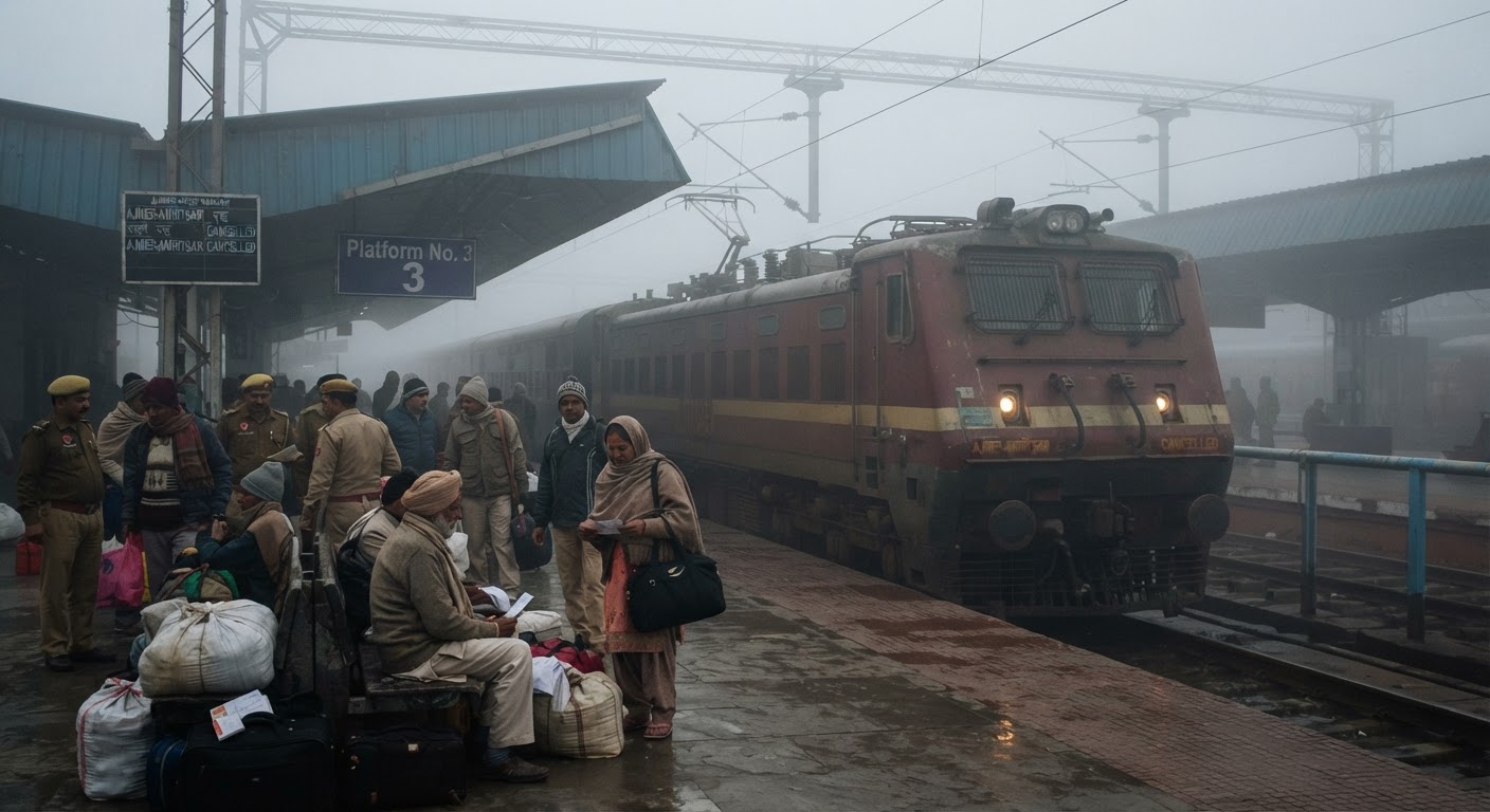 Ajmer-Amritsar Train Service Suspended Due to Winter Fog