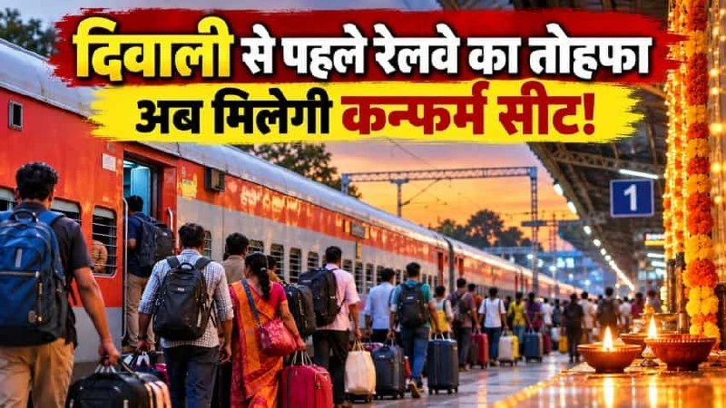 1,000+ Festive Special Trains: Indian Railways' Massive Diwali & Chhath Puja Plan!