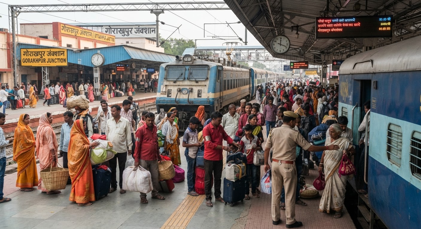 Gorakhpur Gets New Amrit Bharat & Special Trains