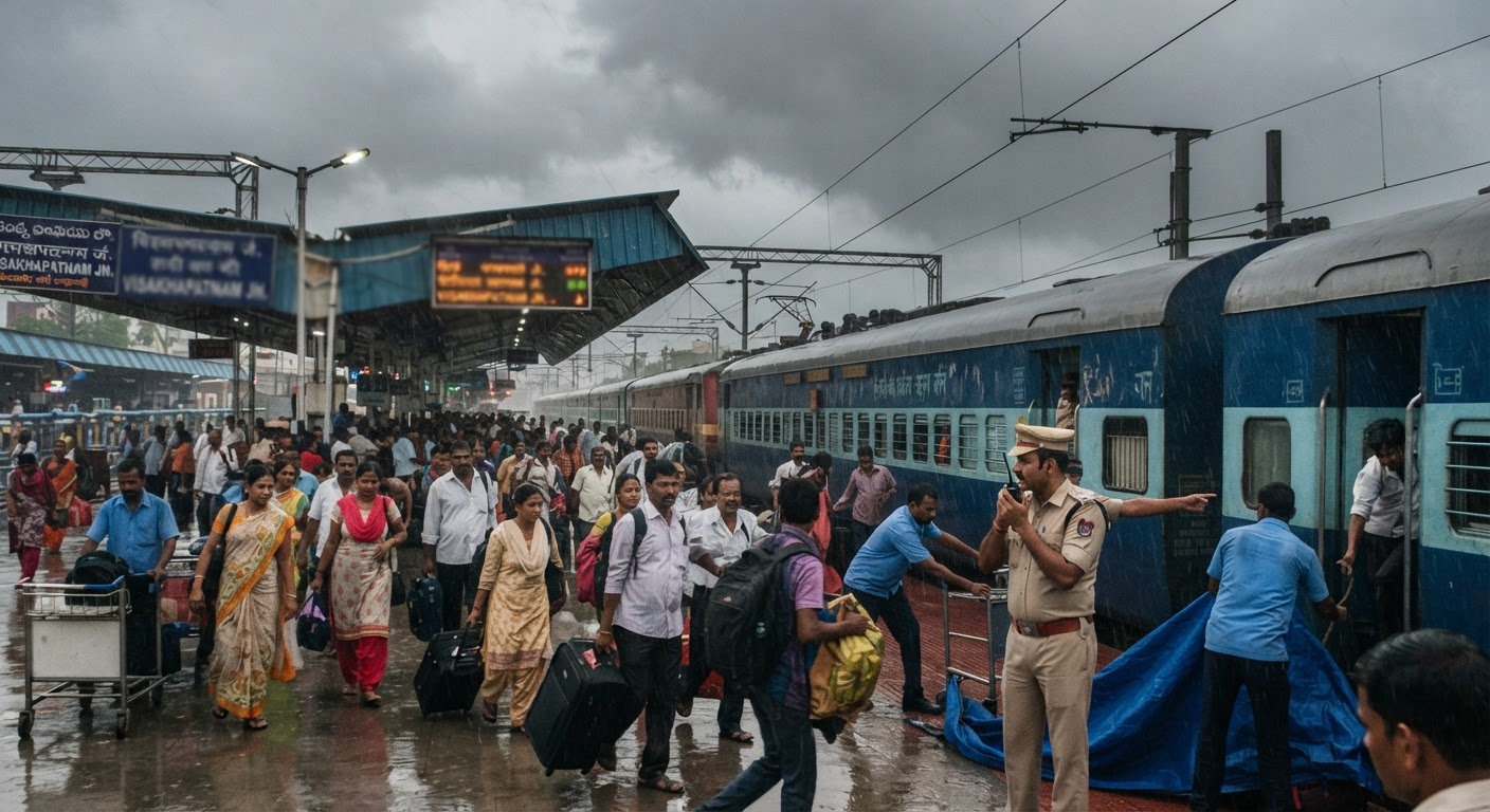 Cyclone Arnab Alert: 100+ Trains Cancelled Near Andhra Coast