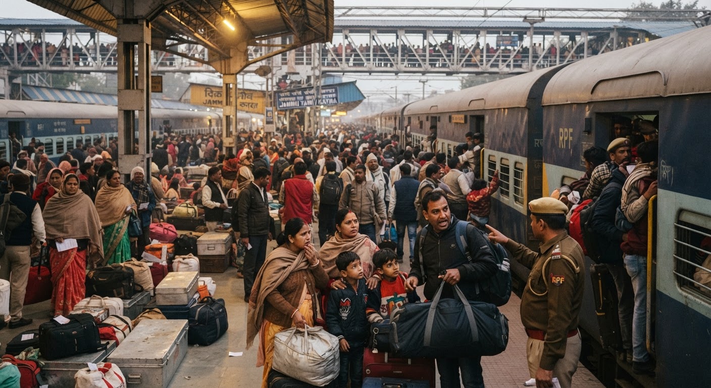 Katra Trains Fully Booked: Massive Festive Rush on Delhi-Jammu Routes