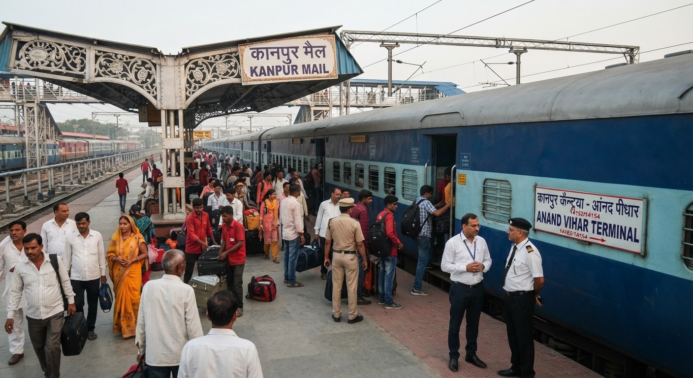 New Daily Kanpur to Anand Vihar Mail Train Approved!