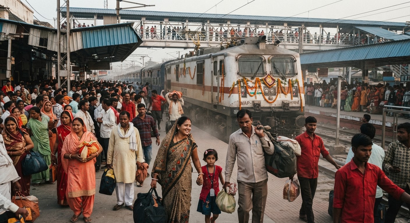 Kanpur Gets 4 Special Festival Trains for Diwali & Chhath Puja