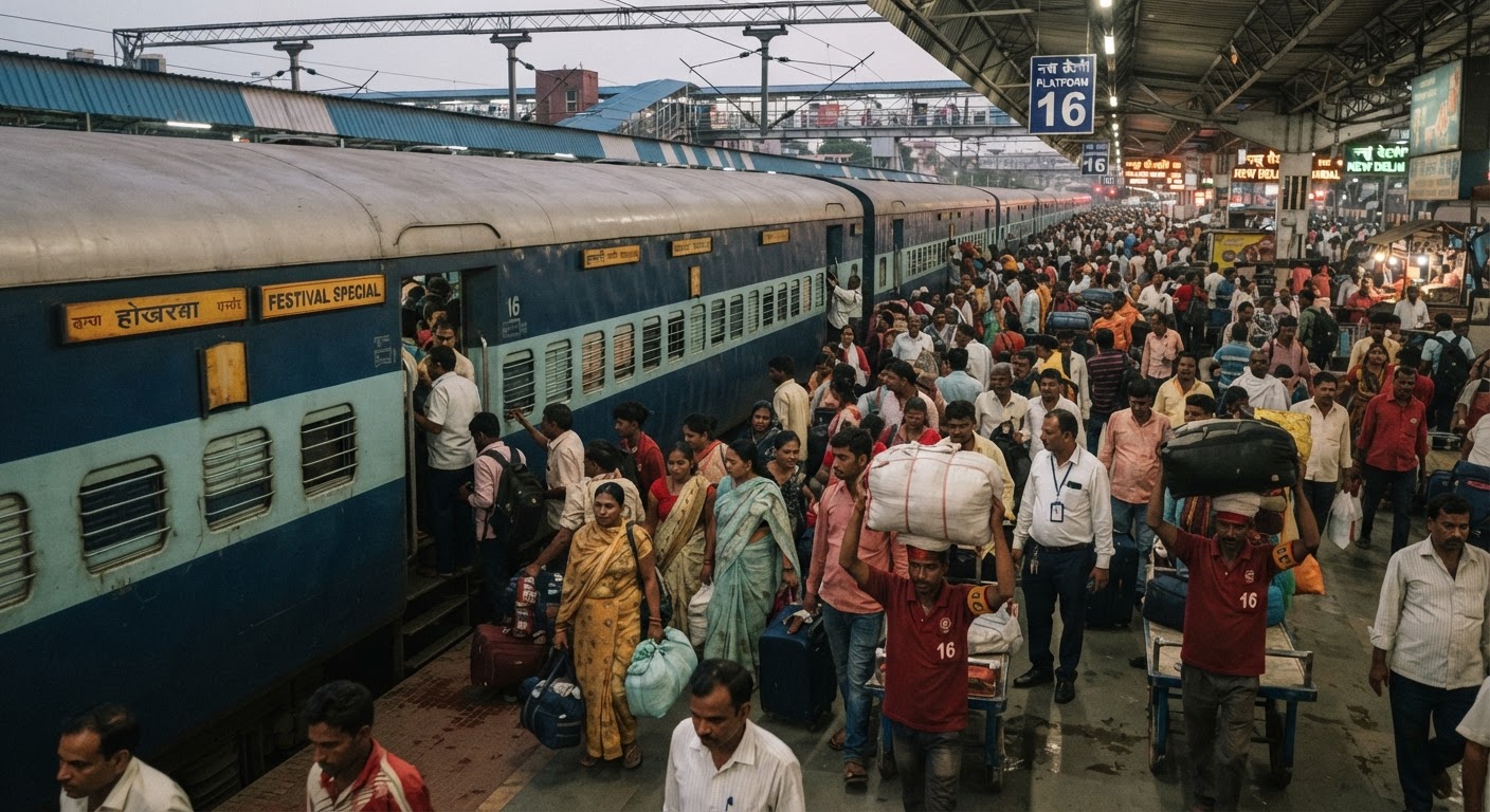 New Delhi-Howrah Festival Special: More Trips to Ease Puja & Diwali Rush!