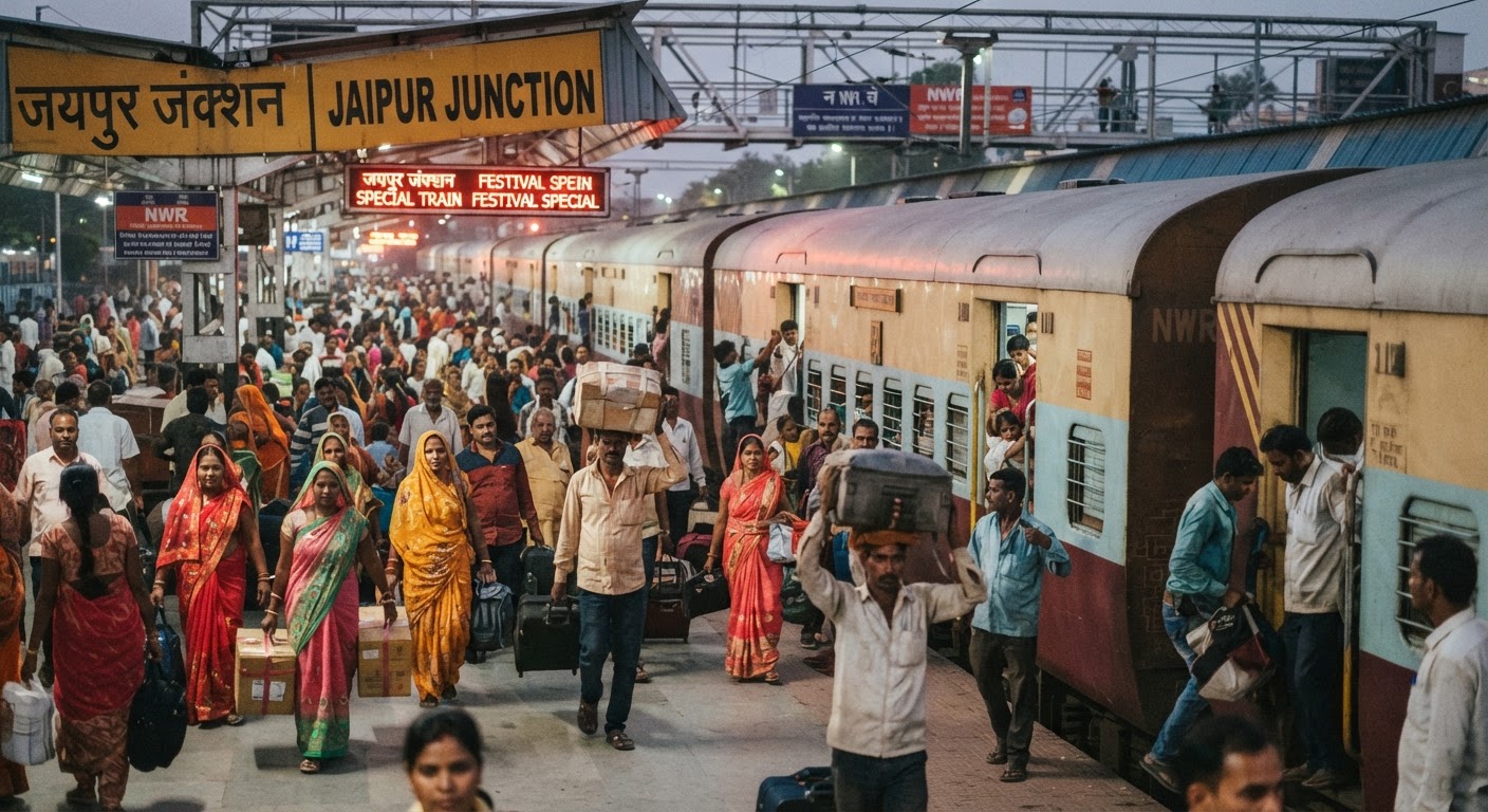 NWR to Run 38 Special Train Pairs for Festive Rush