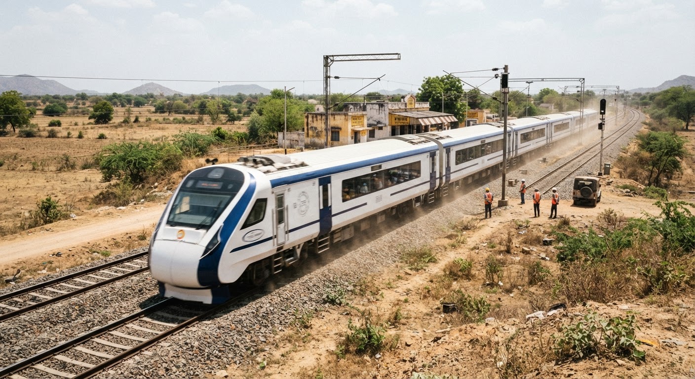 Vande Bharat Hits 180 Kmph: High-Speed Loaded Trial Successfully Completed!
