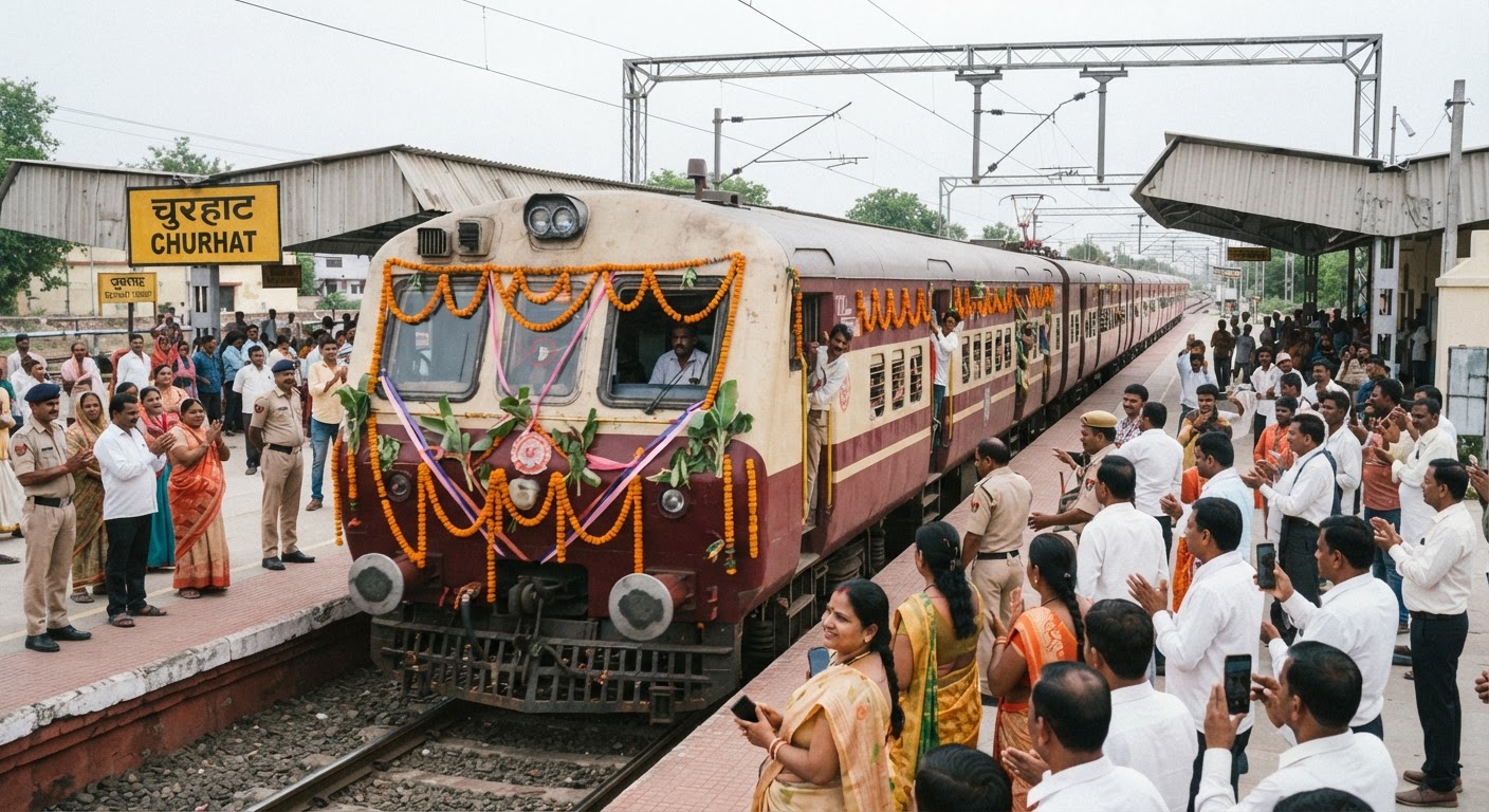 Devendra Nagar Churhat MEMU Service Launch Oct 24
