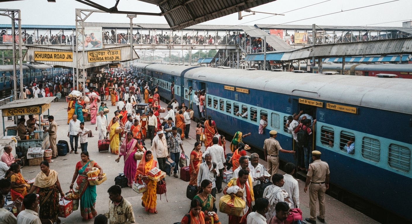 Khurda Road-Delhi & Mumbai-Ayodhya Special Trains Announced
