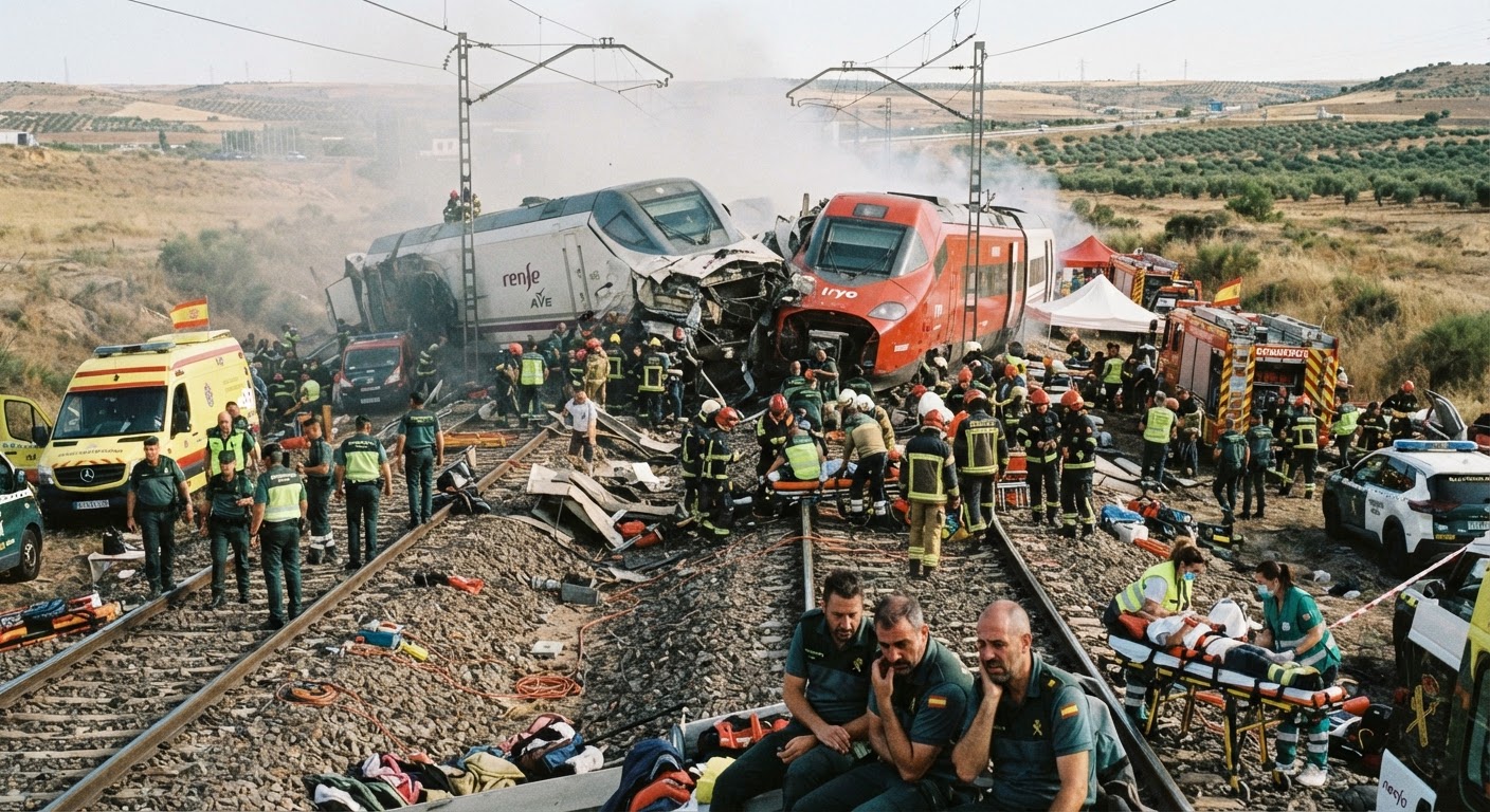 Spain Tragedy: 68 Dead in High-Speed Train Collision Near Toledo