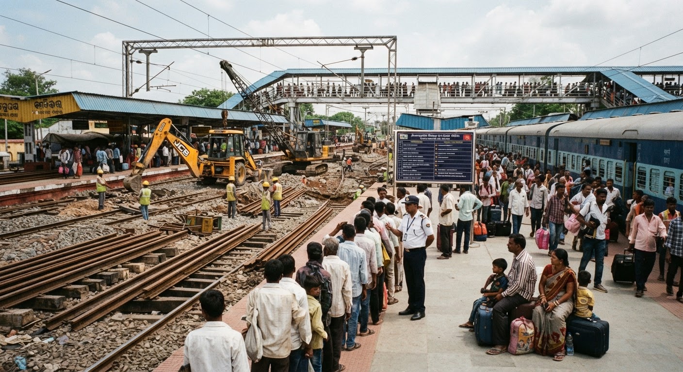 Massive Jharsuguda Train Cancellations: 50 Services Impacted