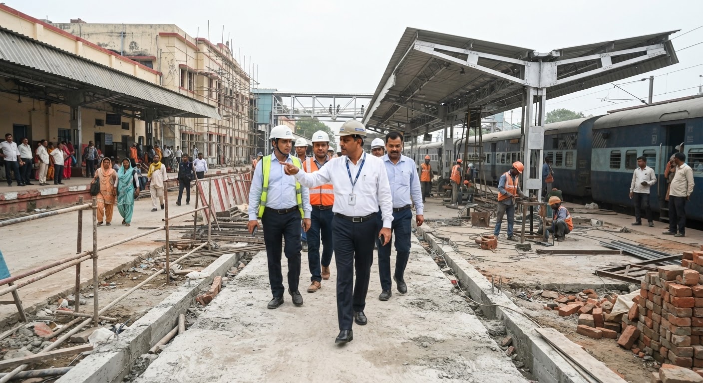 Unnao Station Redevelopment: DRM Mandates March 2027 Completion