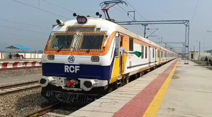 MEMU Train Trial to Churhat Successful; New Services from Oct 21