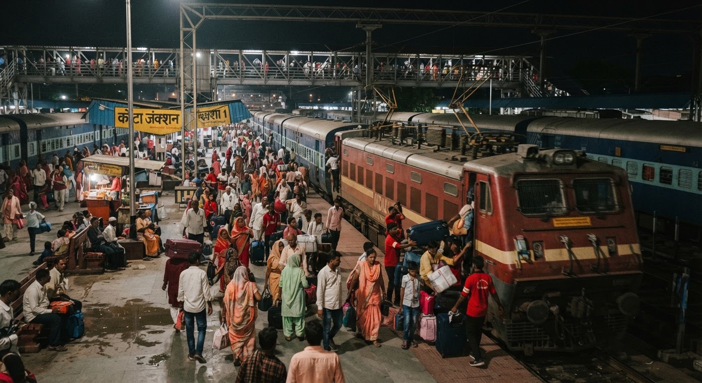 Indian Railways Launches Festive Specials & Restores Kota Stoppage