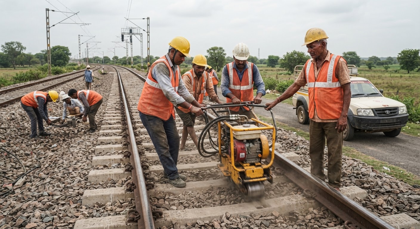 NCR Trials Portable Tamping Machine for Faster Track Maintenance