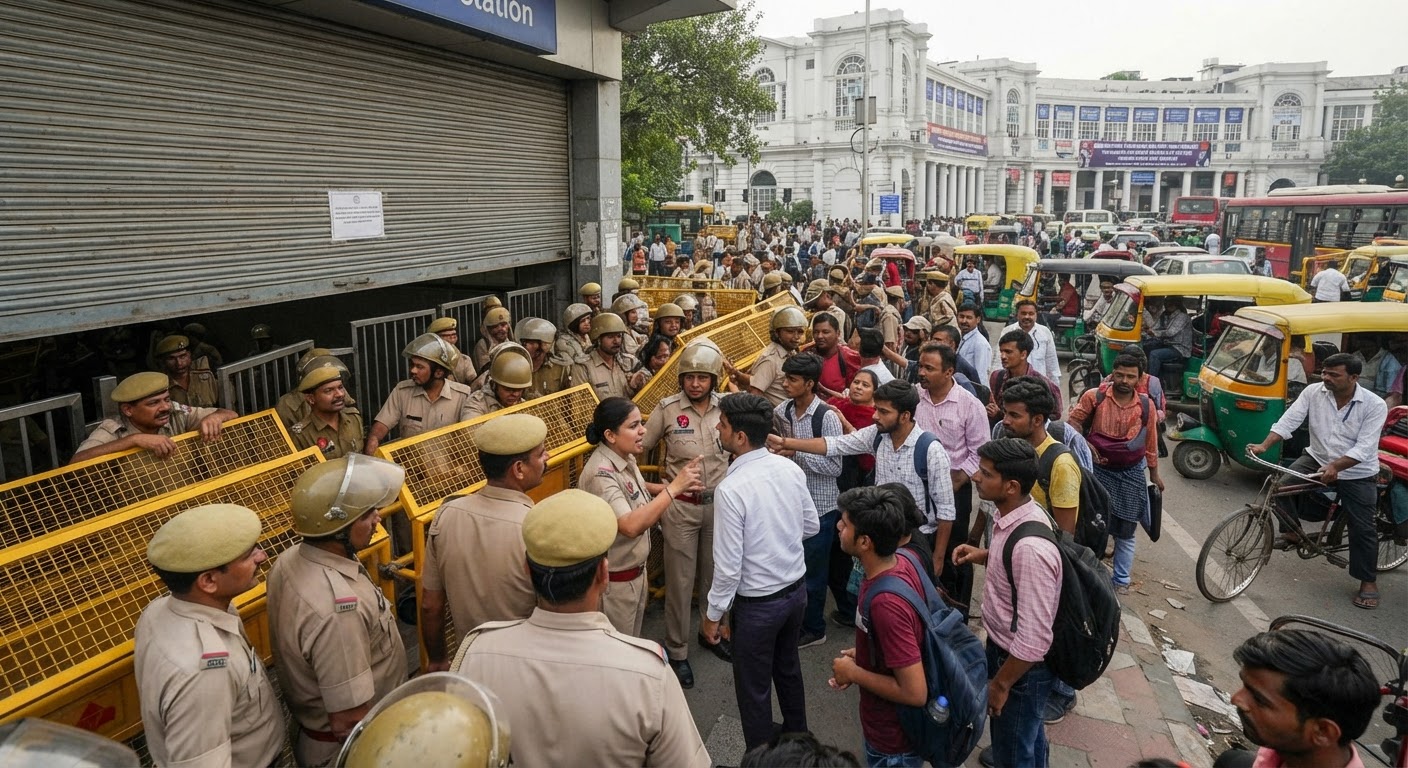 Delhi Chaos: 21+ Trains Cancelled & Metro Restrictions on Oct 10
