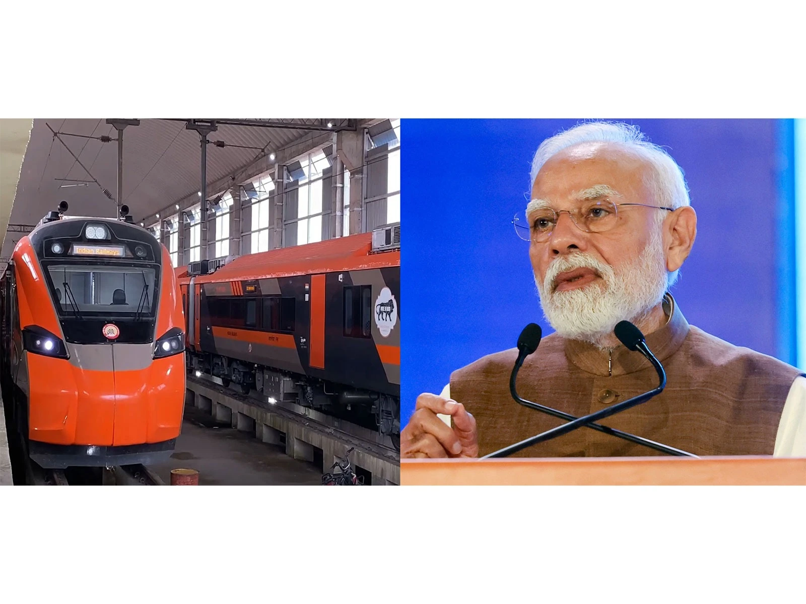 PM Modi Flags Off Kashi-Delhi Vande Bharat Sleeper