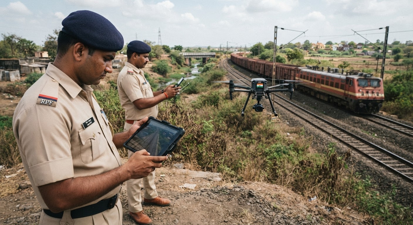 Indian Railways Drone Surveillance Amid SC Safety Scrutiny