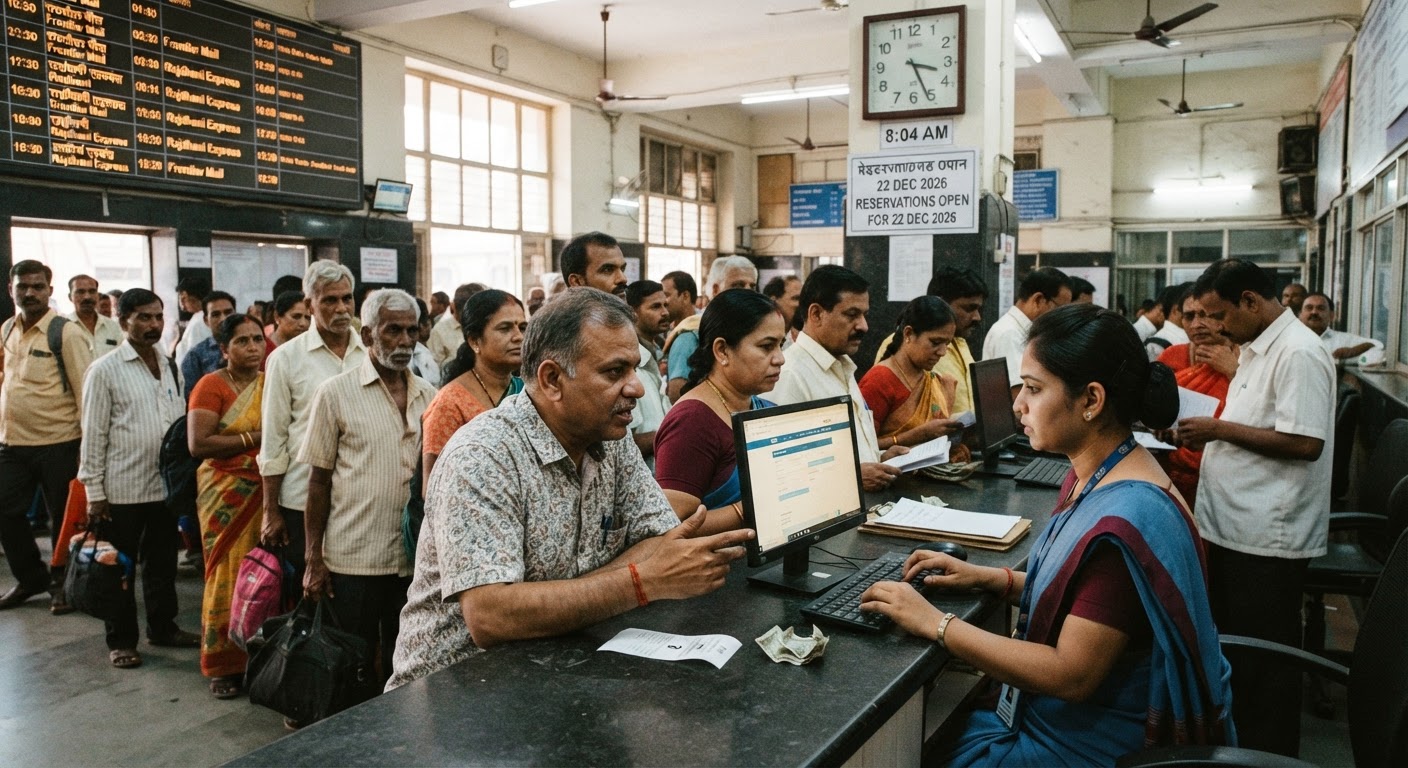 Dec 22 Travel: Indian Railways Announces Booking Schedule