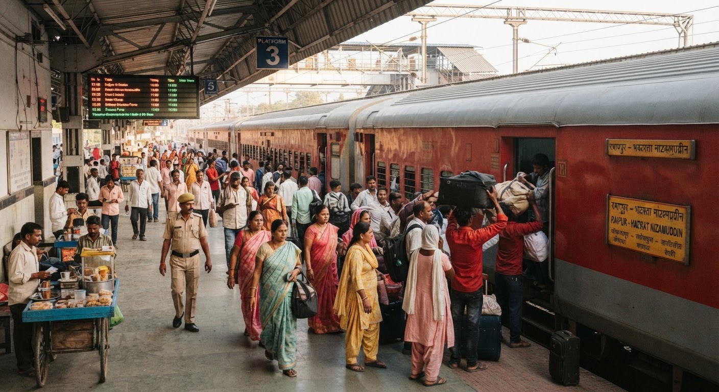 Raipur to Delhi: Full Train Schedule and Fastest Options Revealed