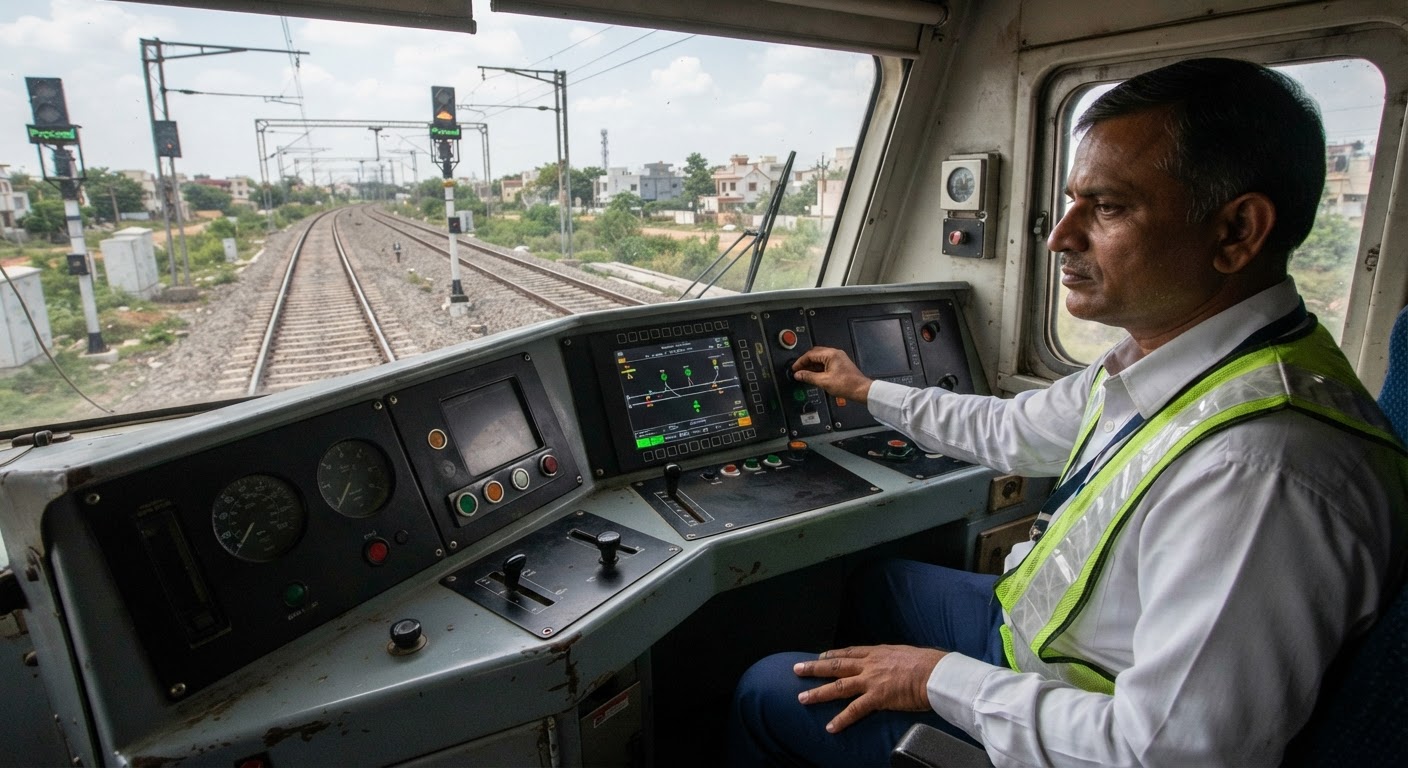 Safety Revolution: Kavach 4.0 Debuts on South Central Railway Tracks!