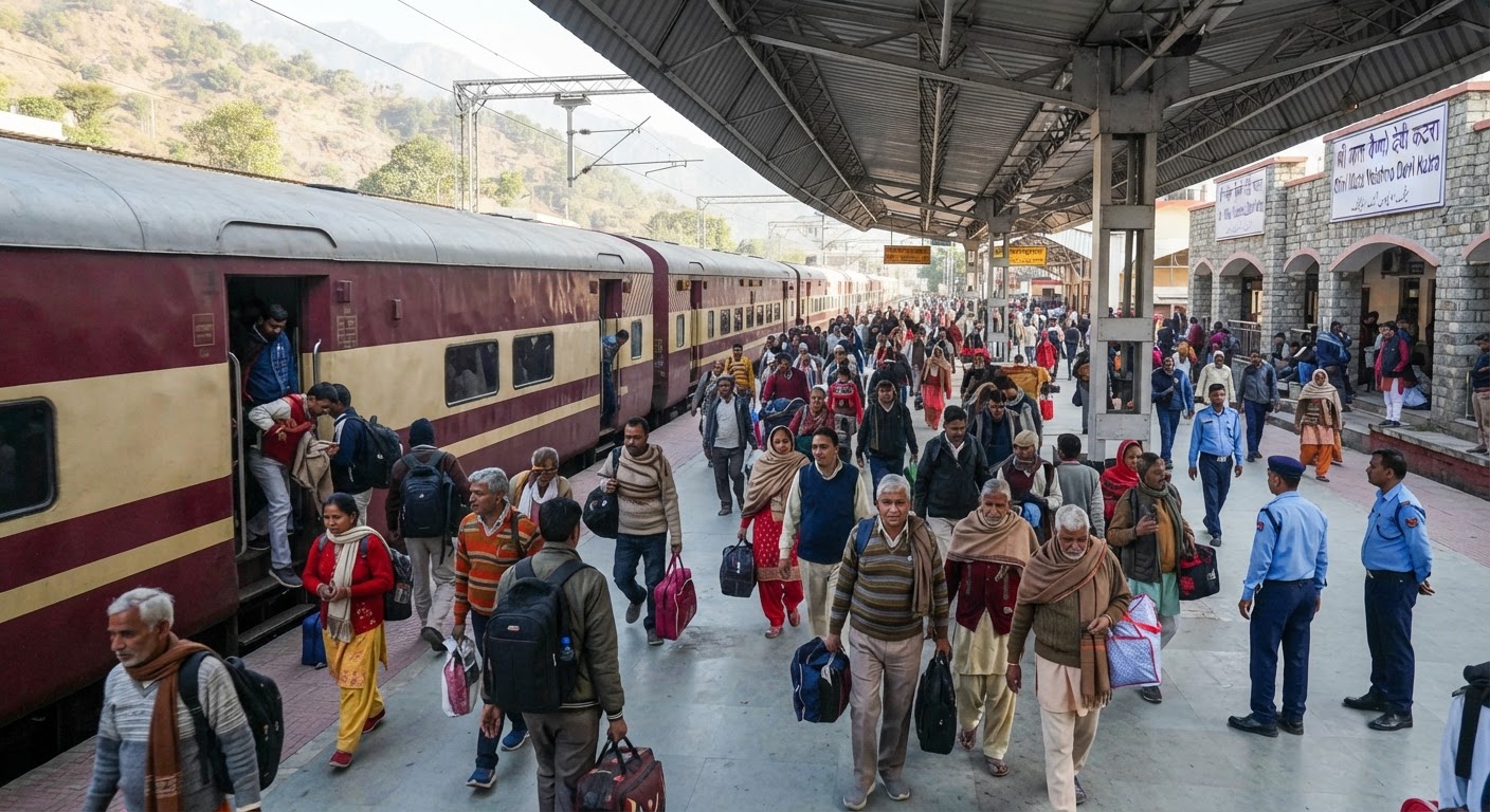 Sabarmati Express Extended to Katra: Direct Pilgrim Connectivity!
