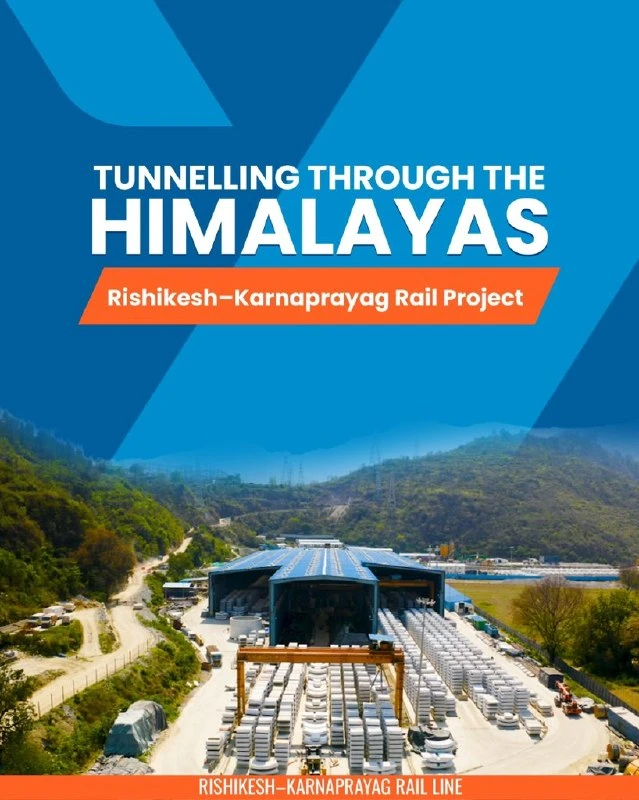 Rishikesh-Karnaprayag Rail Project: Uttarakhand's 78% Milestone
