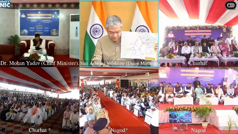 Ashwini Vaishnaw Opens 118 km New Rail Sections in Madhya Pradesh