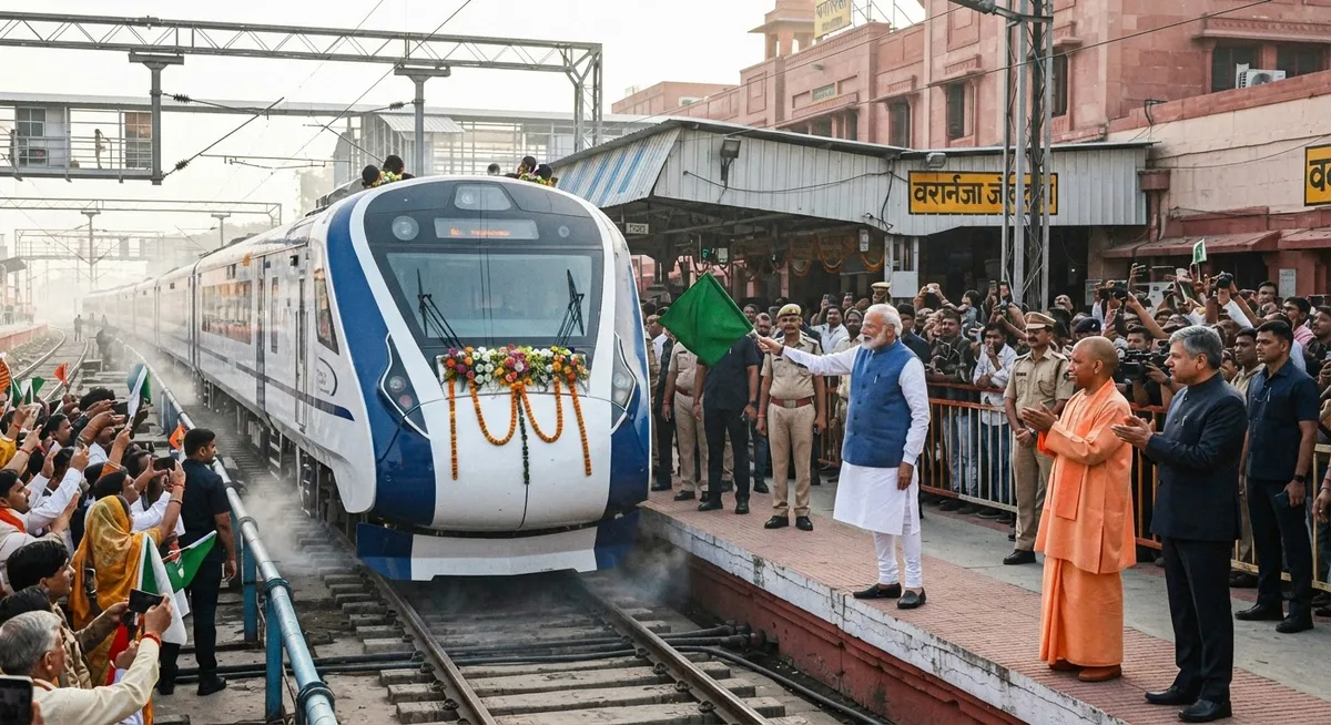 Varanasi-New Delhi Vande Bharat Sleeper Train Flagged Off