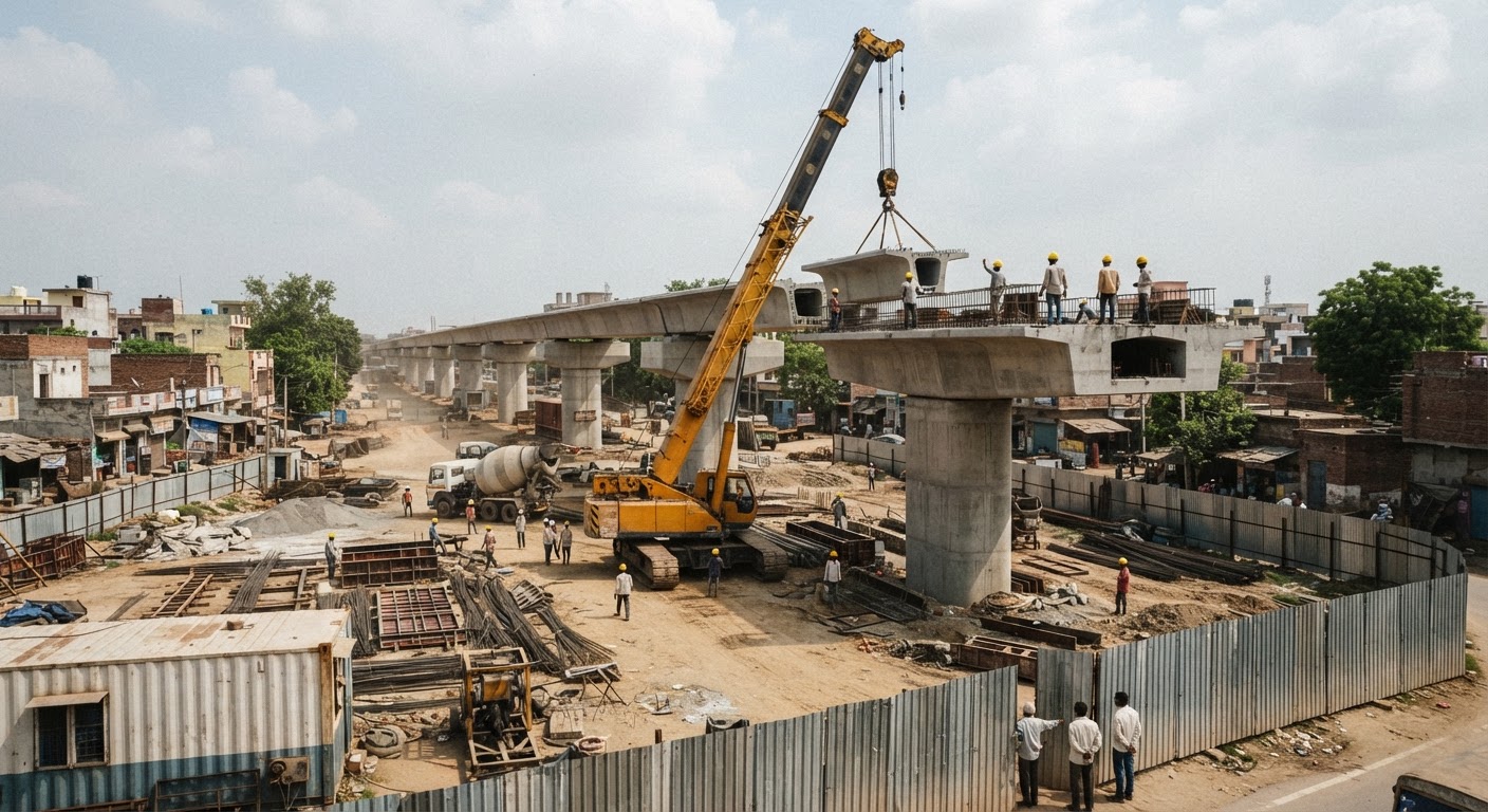 Kanpur Elevated Railway: Work Starts at Mandhana Terminal