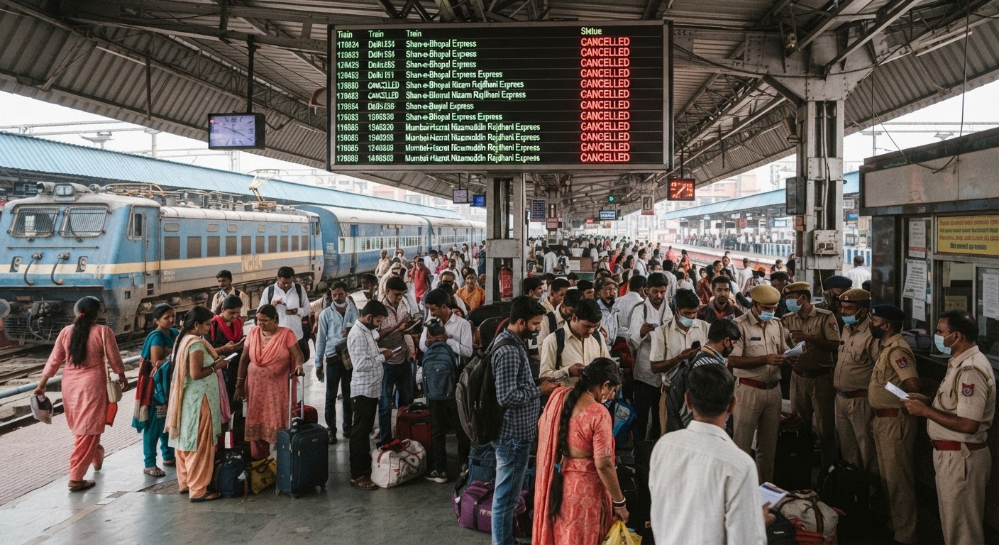 Bhopal-Delhi Trains Cancelled Ahead of Delhi Protest