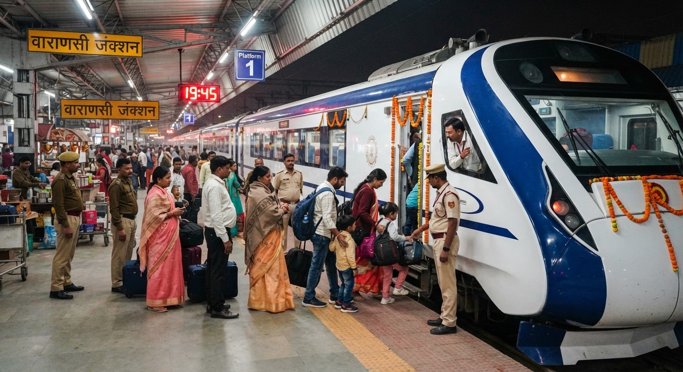 Vande Bharat Sleeper Varanasi to New Delhi Launch Oct 31