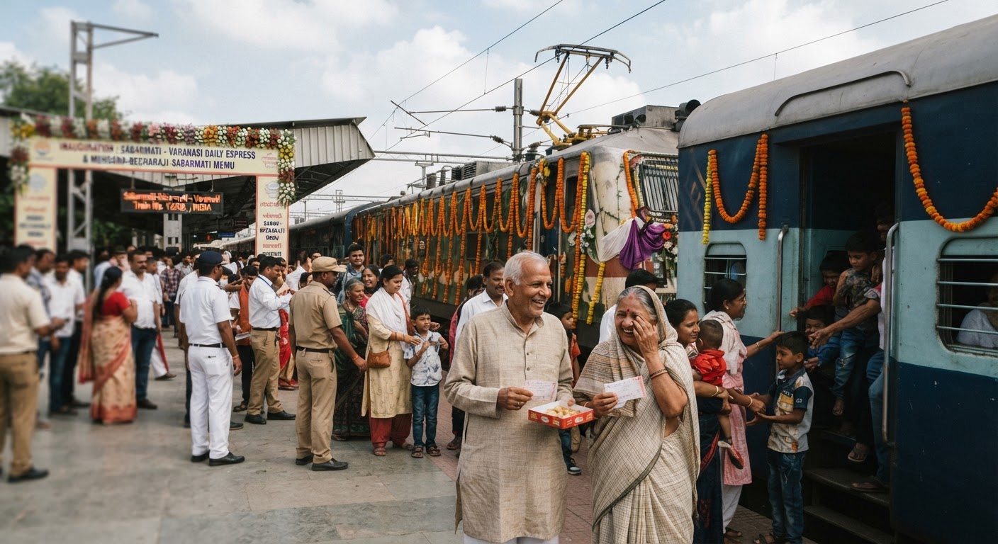 PM Modi to Launch Sabarmati-Varanasi Daily Express