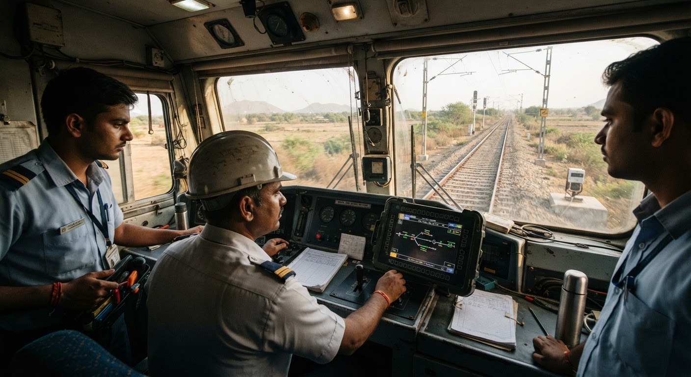 Kavach Safety Live: Agra Cantt–Dholpur Section Now Collision-Proof!