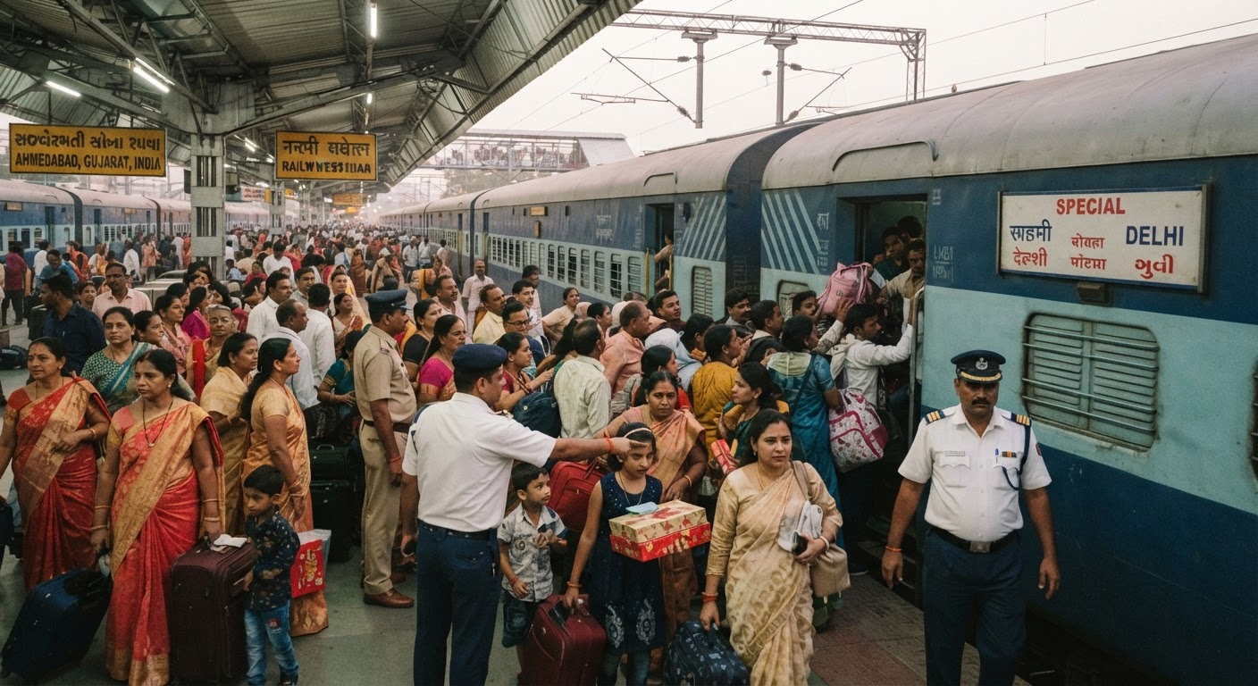 Sabarmati-Delhi Special Train to Ease Festive Rush!