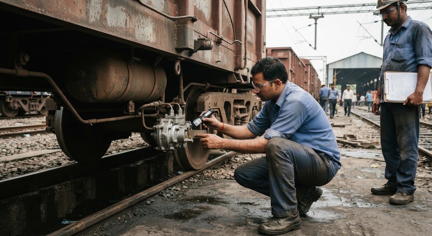 Indian Railways: New ID System for Freight Train Brake Safety