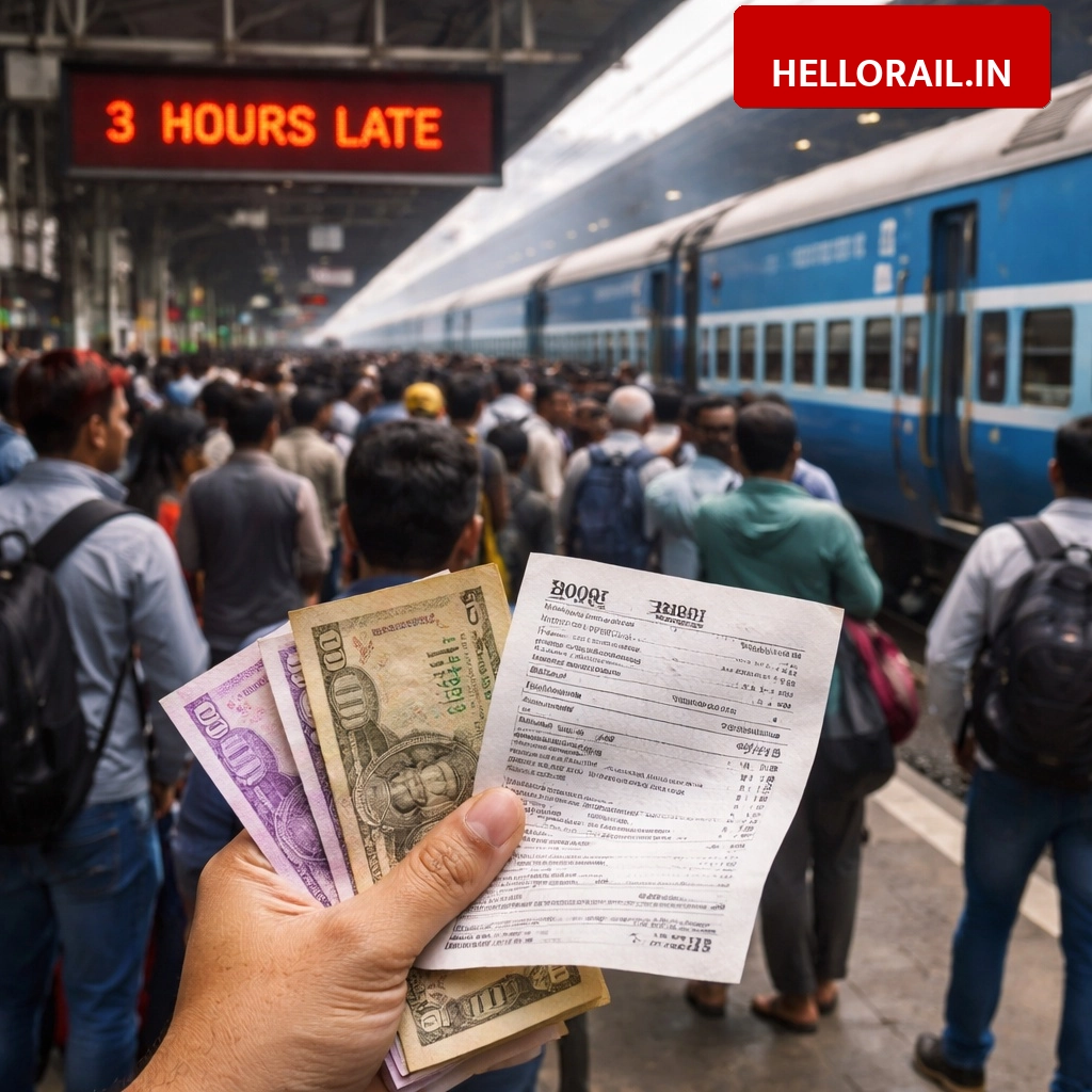 IRCTC Update: Full refund rules for trains delayed by more than 3 hours