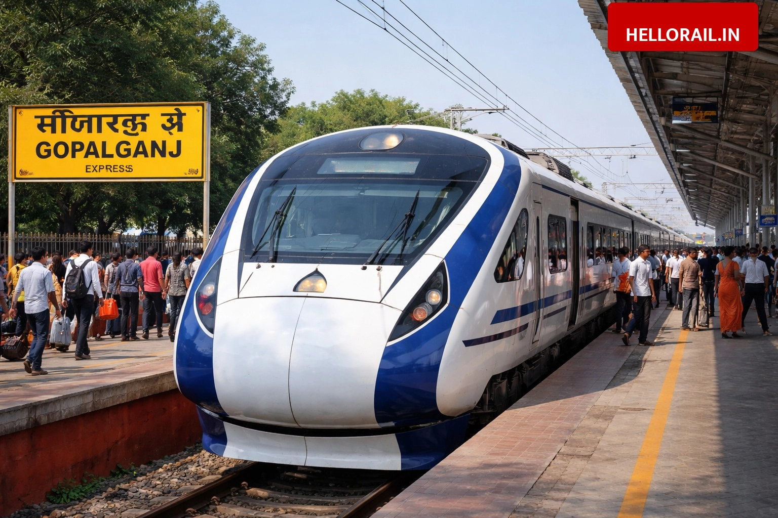 Vande Bharat Express: New route approved between Patna and Gorakhpur with stop at Gopalganj