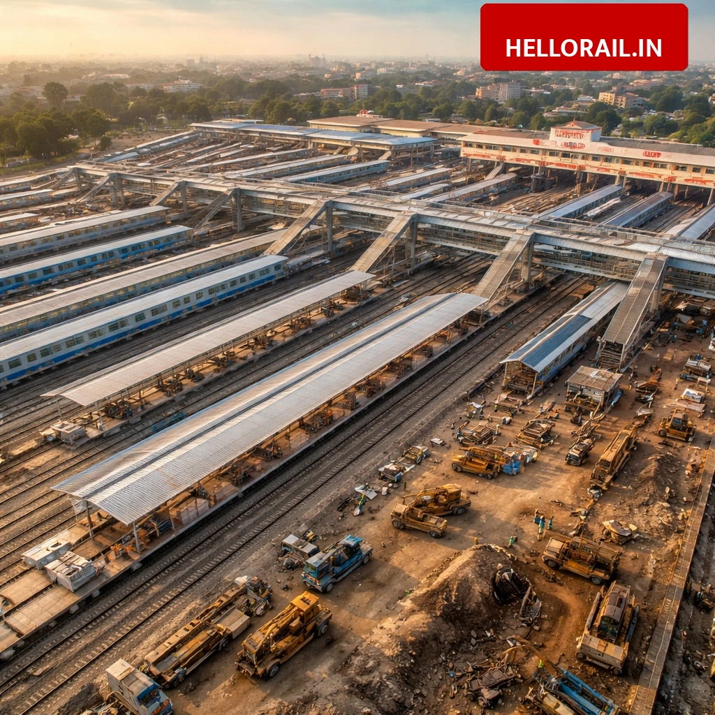 Gorakhpur Junction Mega Upgrade: 11 platforms and 10 mini bridges to be built