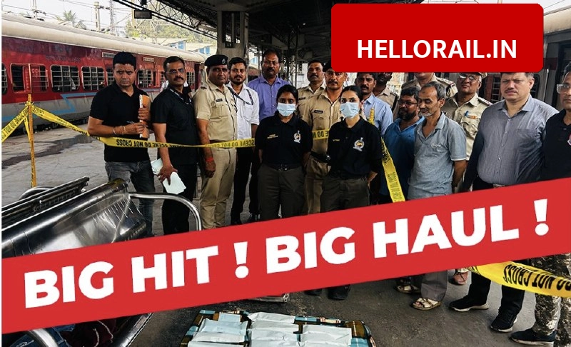 RPF Seizes ₹13.83 Crore Drugs at Bandra Terminus, Dog Squad Finds 31 Packets in Awadh Express