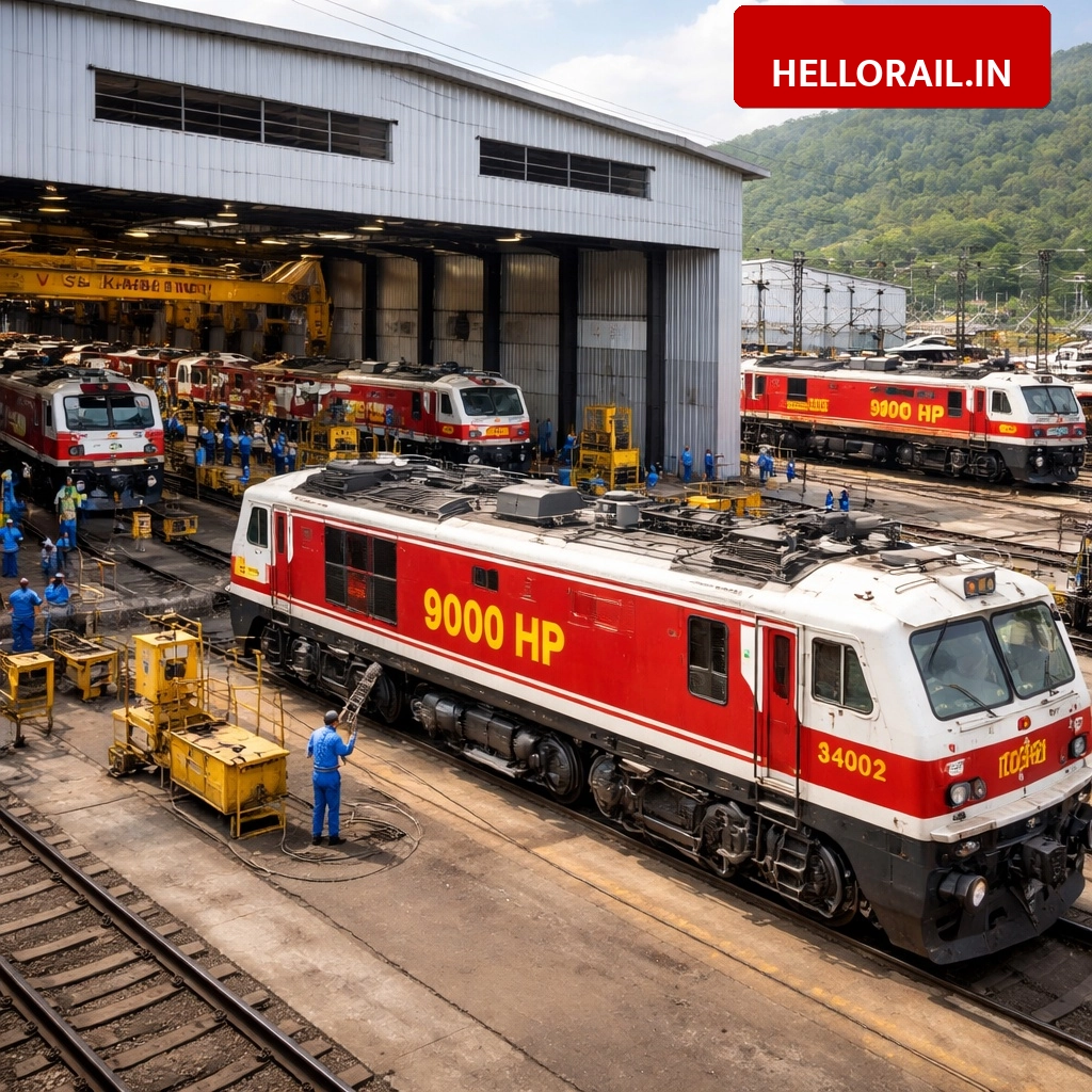 Indian Railways: Visakhapatnam to become major maintenance hub for 9000 HP super engines