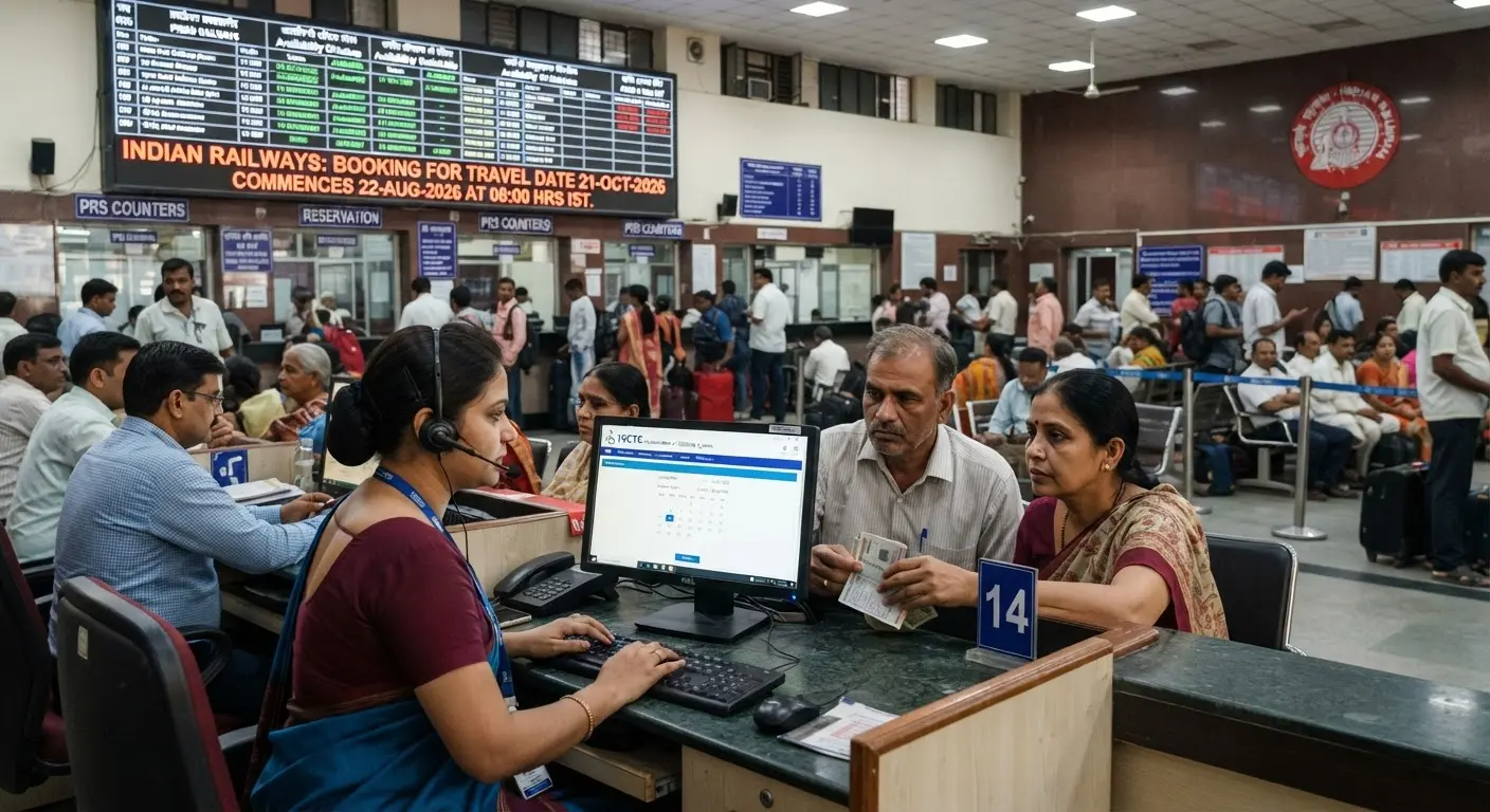 Indian Railways opens advance ticket bookings for October 21 travel