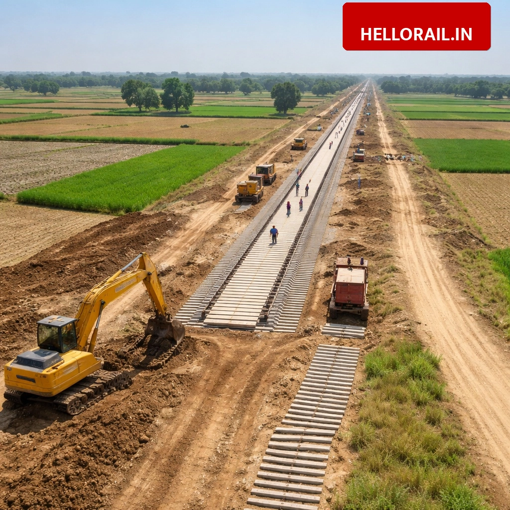 Khalilabad-Bahraich Rail Line: 50 percent land acquisition complete, tendering process underway