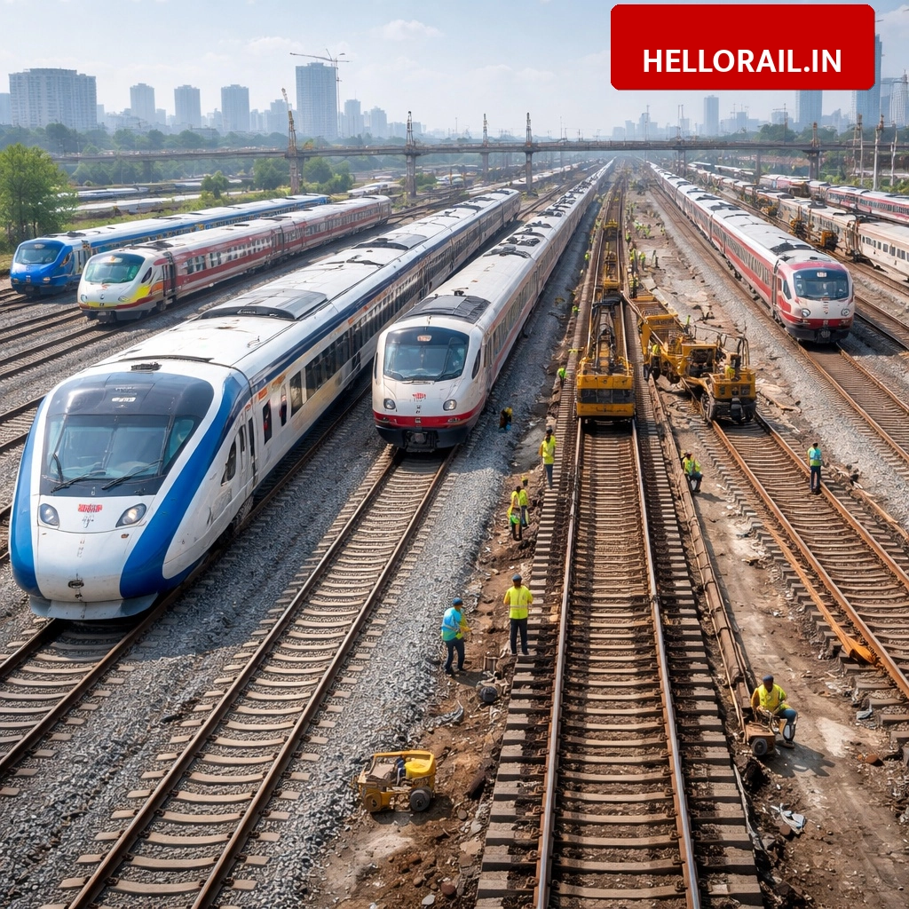 Indian Railways expansion plan: 36,000 km new tracks and 3,000 new trains announced