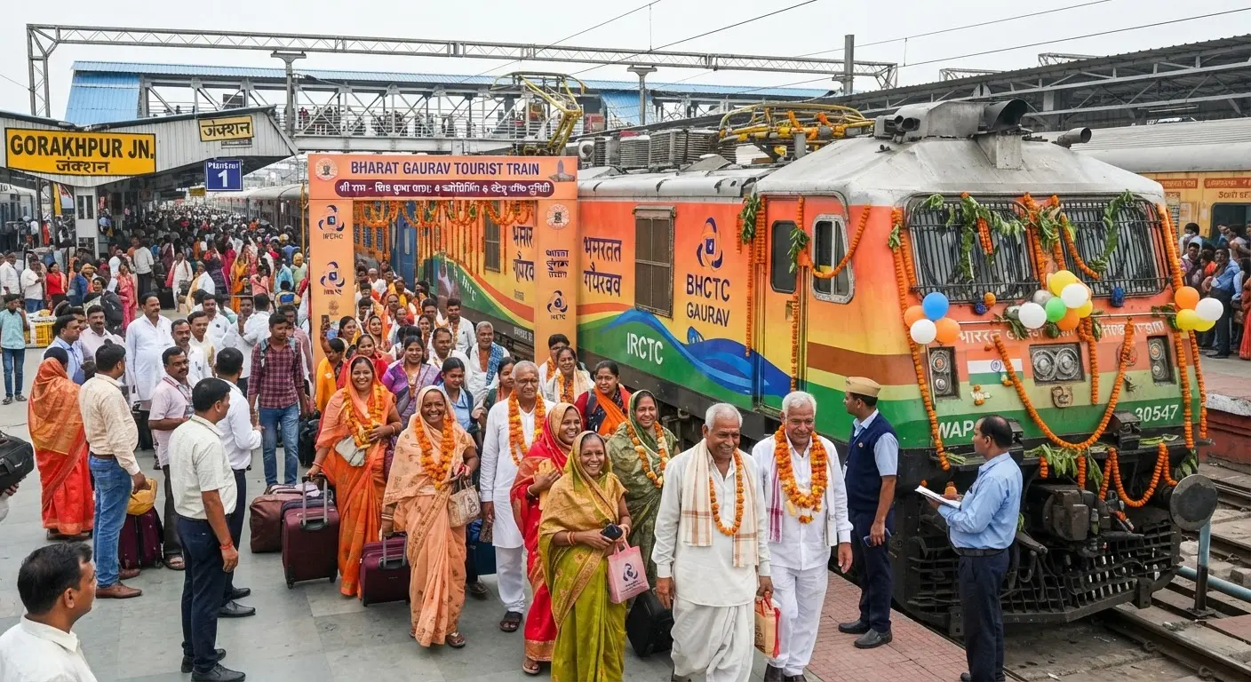 IRCTC Announces Bharat Gaurav Train for Jyotirlinga and Statue of Unity Tour from Gorakhpur