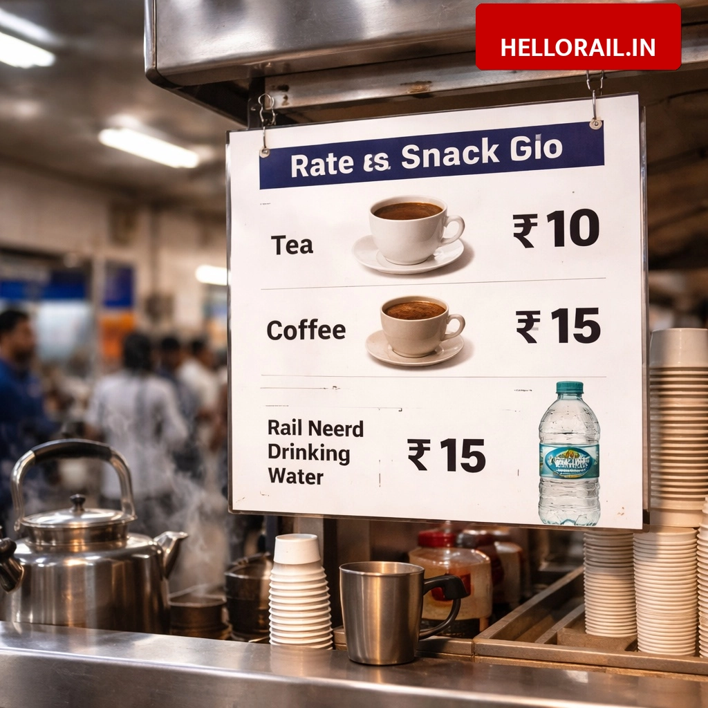 IRCTC Update: Official rate list for tea, coffee and water released to prevent overcharging