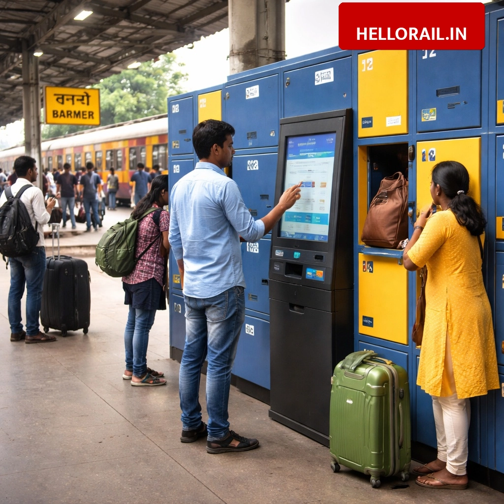 Barmer Railway Station: Digital locker facility launched for passengers, check booking details