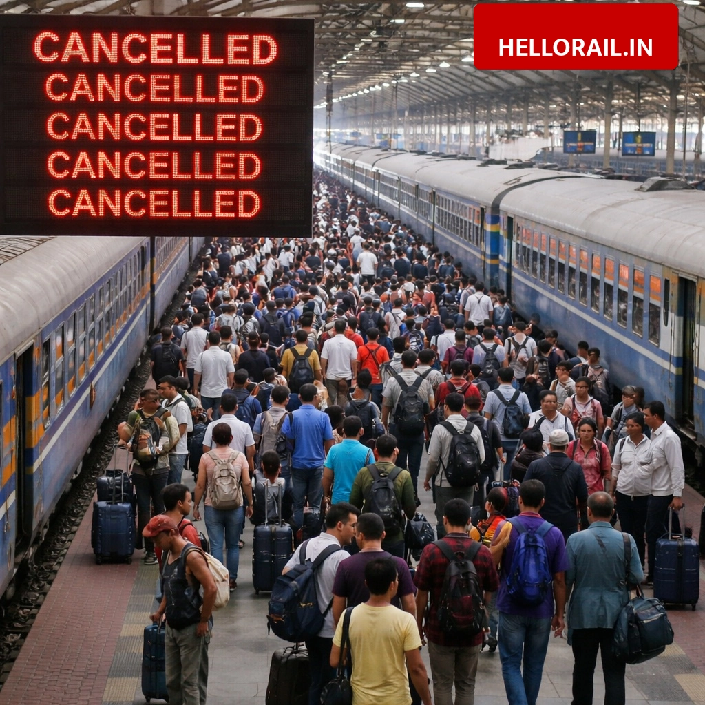 Train Cancellation: Several trains including Indore and LTT Express cancelled until August 3