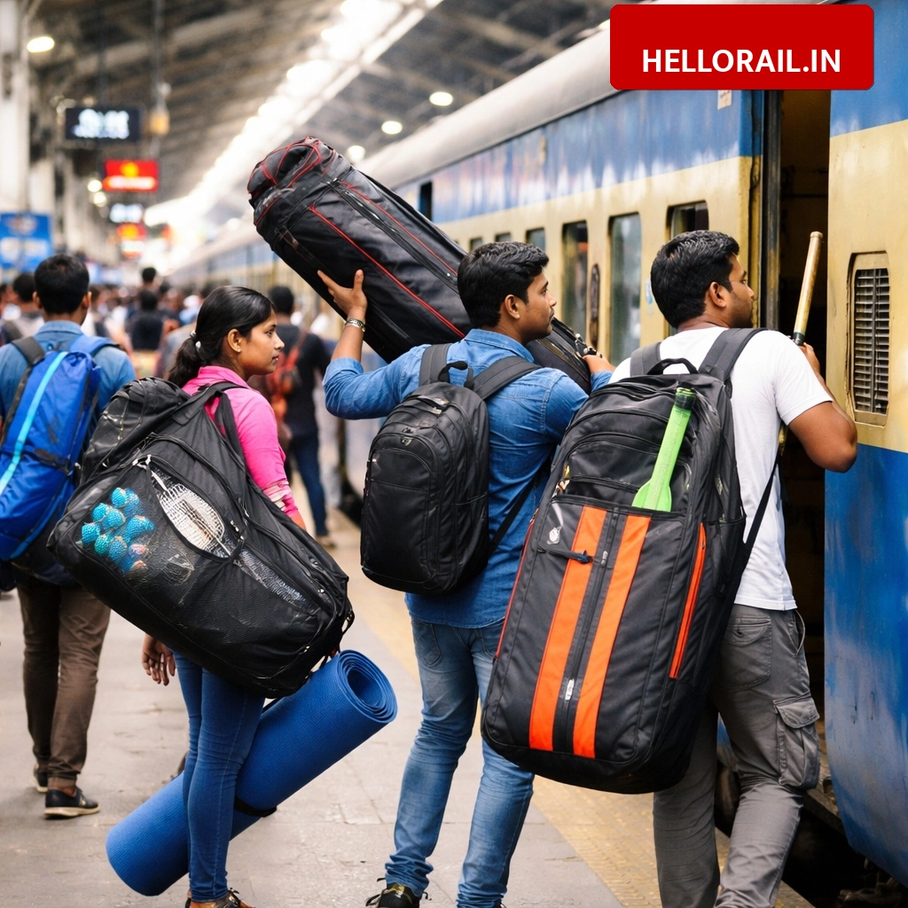 Indian Railways Update: New rules for carrying large sports equipment in trains